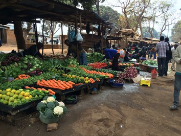 マラウイの市場