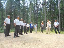 林業と建設業の協働による森林整備
