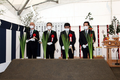 議会棟安全祈願祭1