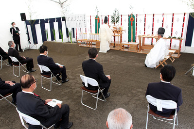 議会棟安全祈願祭2