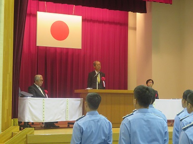 •岐阜県警察学校初任科第441期生卒業式の写真