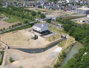 上戸排水機場の写真