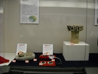 展示中の縄文土器