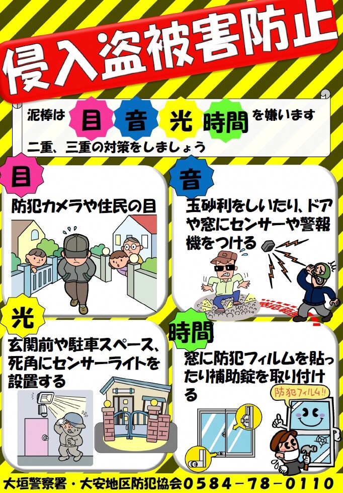 侵入盗被害防止