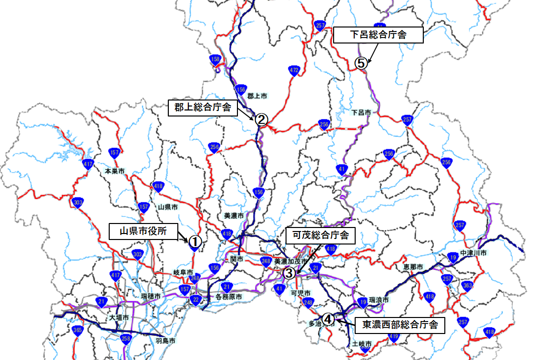 自主消毒ポイント位置図の画像