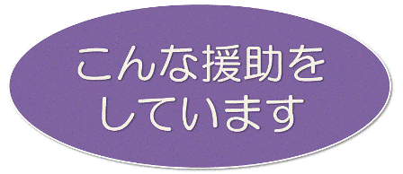 こんな援助をしています