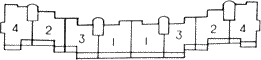 タイプ別住戸配置図