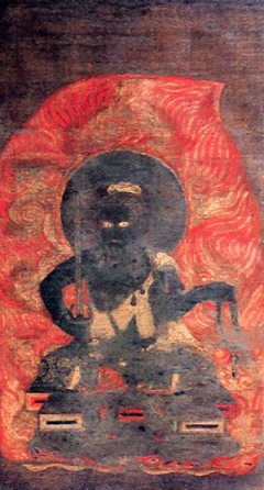 絹本著色不動明王坐像