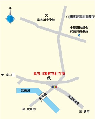 付近案内図の画像