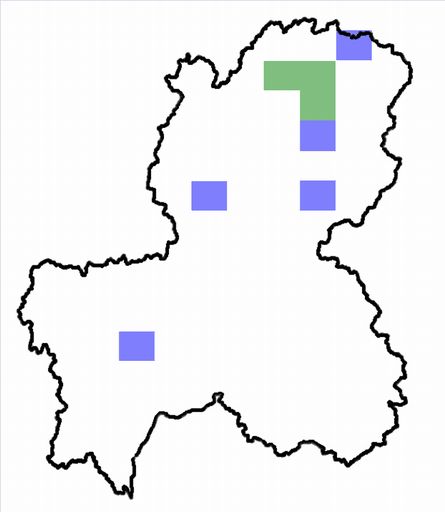 分布情報図を拡大表示します