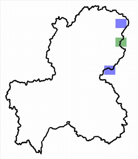 分布情報図を拡大表示します