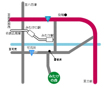 みたけの森MAP