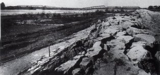 長良川堤防の崩壊