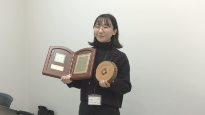 県森林研究所の片桐奈々専門研究員