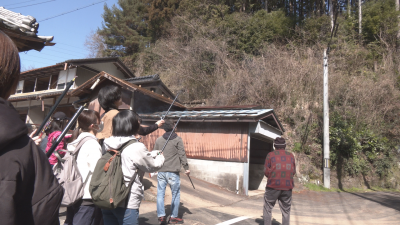 追い払いの様子