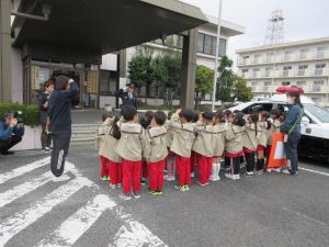 幼稚園児の来署