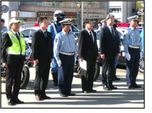 緊急出発式