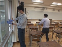 学校での感染防止対策 学校での感染防止対策