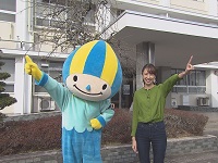 関有知高校を取材 関有知高校を取材