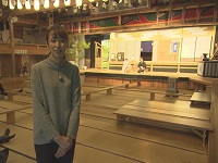 稽古の様子を取材 稽古の様子を取材