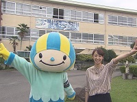 多治見工業高校を取材 多治見工業高校を取材