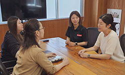 チーム夢子ミーティングの様子