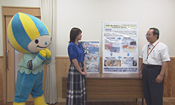 インタビューの様子